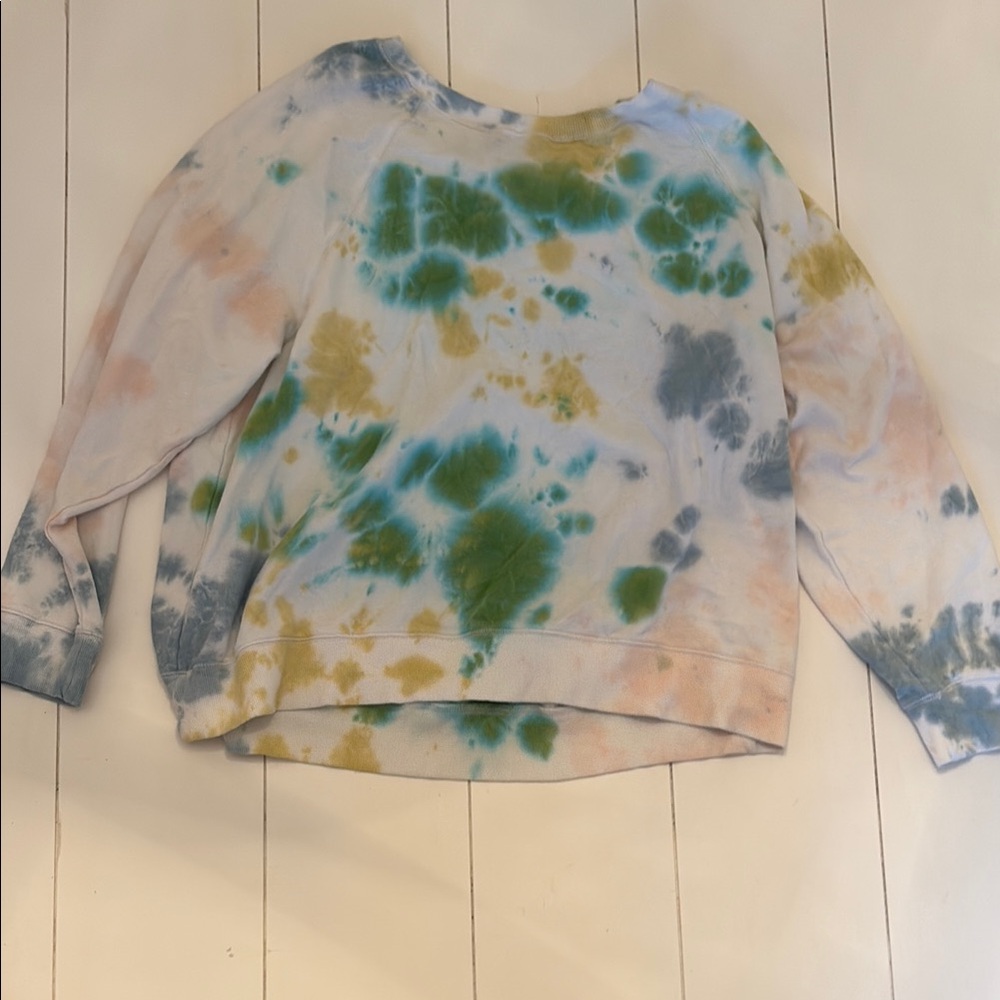 Old Navy Tie-Dye Sweater - Blue, Green, Yellow